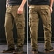 thumbnail image 4 of Pantalones largos, pantalones tácticos, pantalones softshell para hombre, resistentes al viento y al agua, pantalones de escalada de polar grueso y cálido, pantalones de trabajo, pantalones para hombr, 4 of 8