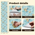 thumbnail image 5 of Coastal Peel and Stick Wallpaper Seashells Starfish Floating Clear Blue Ocean Water Contact Paper 23.6in x 9.8ft Wallpaper Removable Self Adhesive Wall Paper for Bedroom, 5 of 8