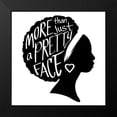 thumbnail image 2 of Prime, Marcus 12x12 Black Modern Framed Museum Art Print Titled - Pretty Face 1, 2 of 5