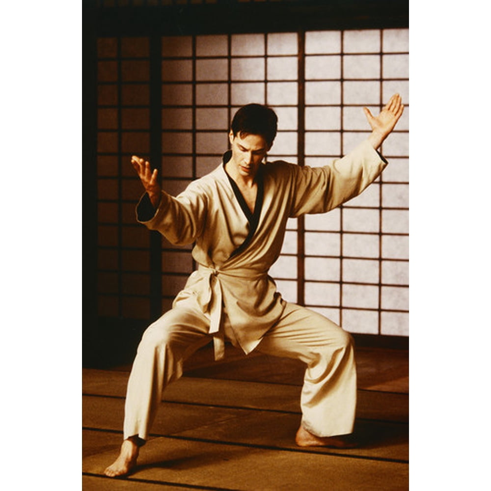 Keanu Reeves Jutsu The Matrix Keanu Reeves In Karate Kung Fu Robes Outfit Barefoot 24x36 ...