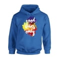thumbnail image 1 of Awkward Styles Good Vibes Only Hoodie Positive Rainbow Sweatshirt, 1 of 5