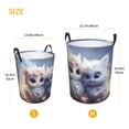 thumbnail image 6 of Laundry Basket, Cute Animal Couple Waterproof Laundry Hamper With Padded Handles, Clothes Hamper For Laundry, Bedroom, Dorm, Towels, Laundry Bin Easy Storage, 6 of 8
