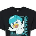 thumbnail image 3 of Pokémon - Quaxly Stats - Juniors Cropped Cotton Blend T-Shirt, 3 of 5