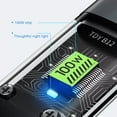 thumbnail image 5 of 100W Fast Charging Data Cords Transparent Mid Card LED Triple in One Braided for Multiple Devices, 5 of 8