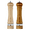 8 Inch Primary Color + Ancient Color Box, variant on Manual Salt Grinder Refillable Pepper Mill Sets,Wooden Pepper Grinder - 8 inch primary color single bubble bag