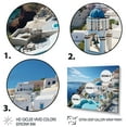 thumbnail image 3 of Designart "Dreaming of Santorini, Greece I" Architecture Wall Decor, 3 of 5