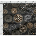 thumbnail image 2 of Soimoi Geometrical Print, Velvet Fabric, Decor Sewing Fabric by The Yard 54 Inch Wide,Decorative Fabric for Upholstery and Home Accents, Black With White, 2 of 5