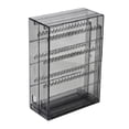 thumbnail image 1 of Soporte de arete de la caja de almacenamiento de joyas Organizador de joyas multi -joyas a prueba de polvo Multi capas para la tienda de tocador en Negro, 1 of 7