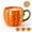 Color C, variant on Pumpkin Ceramic Cup, Ceramic Fall Mug with Handle, Cute Orange Tea Mug for Hot & Cold Drinks, 3D Pumpkin Cup for Autumn Halloween Thanksgiving Decor, Gift Ideas for Coffee Lovers (Color A)