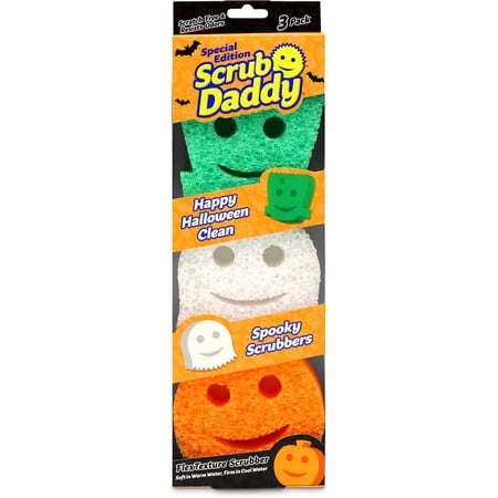 Scrub Daddy Sponge Halloween Edition Sponges, 3 Count