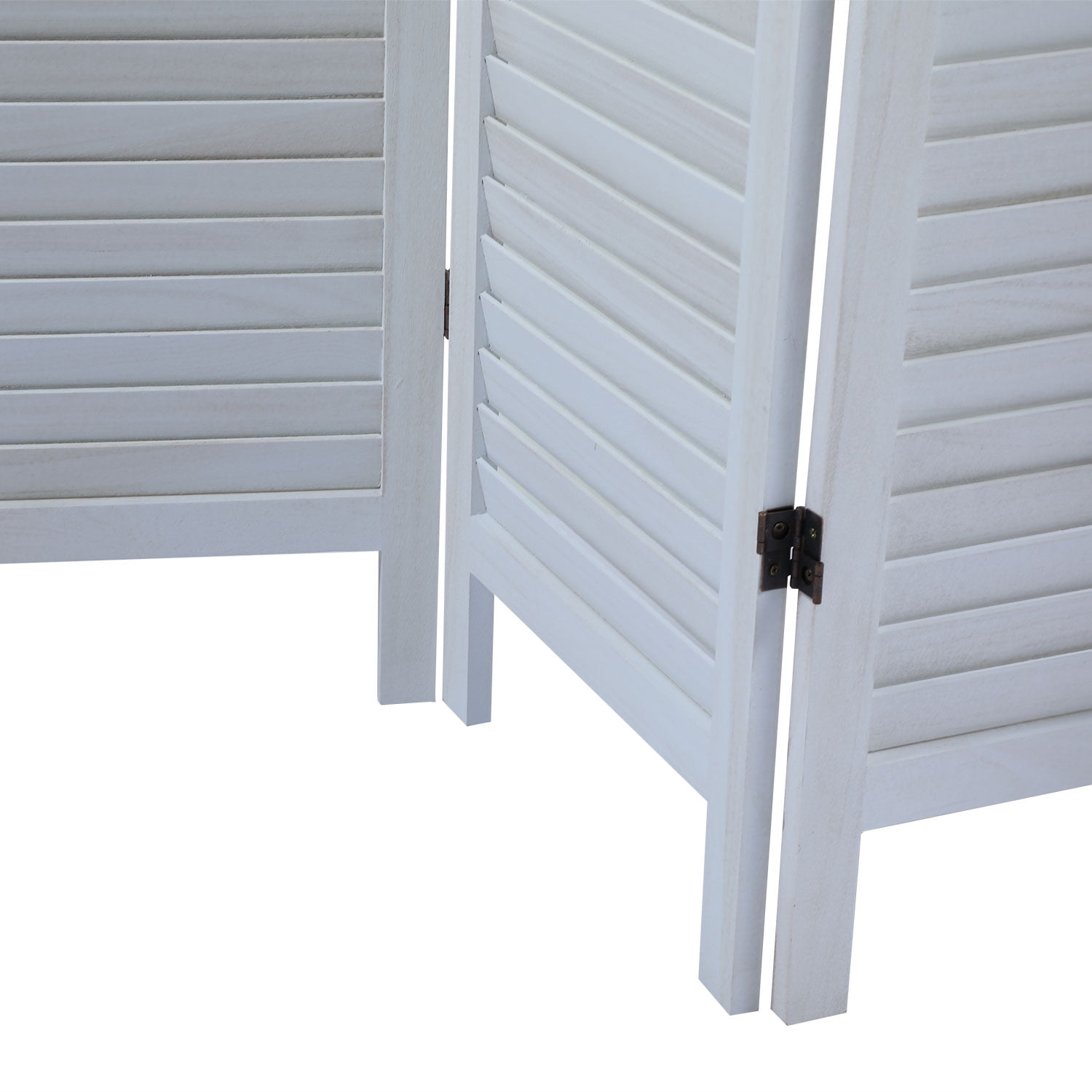 Kadyn Room Divider Privacy Screen, Extra Wide Foldable Panel Partition Wall Divider, 4 Panel Solid Wood Room Screen Office Divider, White Kadyn Room Divider Privacy Screen, Extra Wide Foldable Panel Partition Wall Divider, 4 Panel Solid Wood Room Screen Office Divider, White
