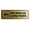 Brushed Gold, variant on Signs ByLITA Standard Por Favor Use la Otra Puerta Left Arrow Sign | Spanish Workplace Business Direction Signs (Black /Gold) - Small