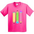 thumbnail image 3 of Inktastic Colorful Patterned Pencils for Back to School Youth T-Shirt, 3 of 5