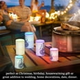 thumbnail image 4 of Yayeee Flameless Candles with Remote Flickering Battery Operated Multi Color Changing, Orange Astronaut Planet, 4 of 7