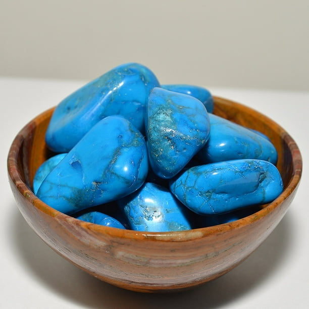 10PCS Blue Howlite Stone Cabochons Turquoise Color Stone Pebble