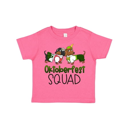 

Inktastic Oktoberfest Squad Cute Dachshunds in German Costumes Boys or Girls Toddler T-Shirt