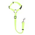 thumbnail image 1 of Correa de seguridad ajustable para mascotas para viajes seguros de cachorros Arnés de seguridad para perros en el automóvil de color verde fluorescente, 1 of 8