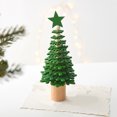 thumbnail image 6 of Blueek small Tabletop Christmas Trees, Mini Table Pine Trees with Wooden Base, Artificial Desktop Christmas Trees for Holiday Home Party desk Decorations, 6 of 6