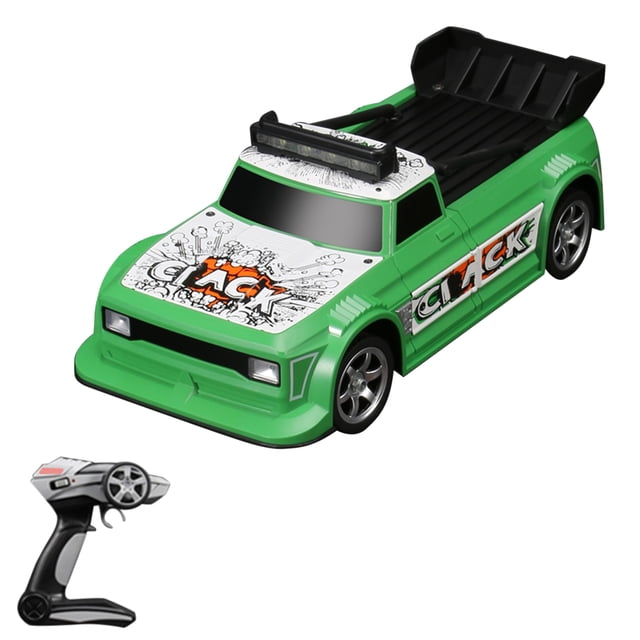 Coche teledirigido de drift a escala 1/16, control remoto de 2.4 GHz, tracción 4x4.