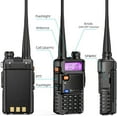 Baofeng UV5R Ham Radio Handheld Rechargeable Two Way Radios Long Range