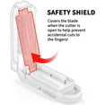 thumbnail image 3 of Multiple Pill Splitter, Adjustable Pill Cutter, Stainless Steel Cutting Blade & Blade Guard, with Accurate Pill Alignment, for Cutting Small Pills or Large Pills in Half(Black), 3 of 15