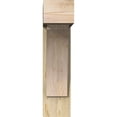 thumbnail image 2 of Ekena Millwork 8"W x 24"D x 32"H Thorton Block Rough Sawn Bracket w/ Offset Brace, Douglas Fir, 2 of 25