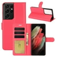 thumbnail image 1 of [PST] Samsung Galaxy S21 Ultra 5G 6.8" Case, Leather Magnetic Card Slot Wallet Folio Flip Case Cover, 1 of 6