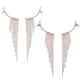 thumbnail image 1 of 2 pares de pendientes largos elegantes para mujer, pendientes de cadena colgantes para mujeres y niñas, pendientes de aleación en forma de arco, 1 of 5