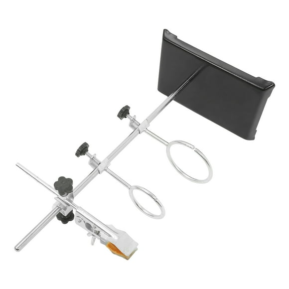 HEANUJJ Soporte De Anillo Para Química Con Base Pesada Y Pinzas Versátiles Para Equipos De Laboratorio