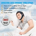 thumbnail image 4 of Chin Strap for CPAP Users, Anti Snore Chin Strap, Adjustable and Breathable Chin Strap for Snoring, Chin Straps to Keep Mouth Closed While Sleeping for Men and Women, 4 of 8