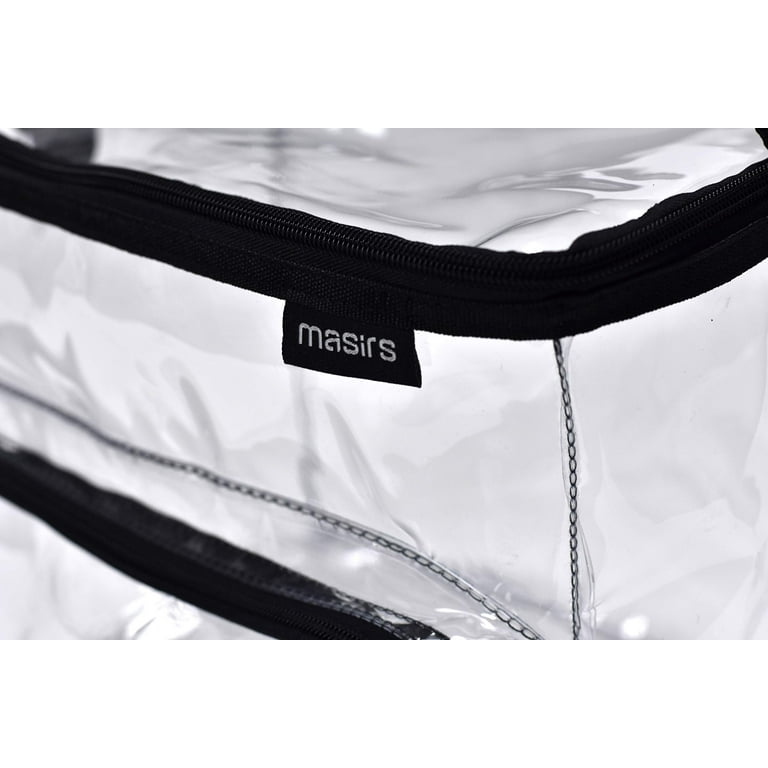 Clear Lunch Bag Durable PVC Plastic See Through Lunch Bag with Adjustable