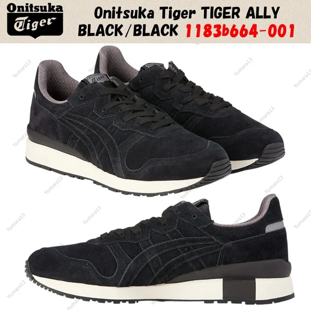 Onitsuka Tiger TIGER ALLY BLACK/BLACK 1183b664-001 Unisex Size