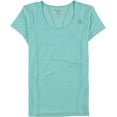 thumbnail image 2 of Reebok T-Shirt de Base Ajusté Chiné pour Femmes, Vert, Grand, 2 of 2