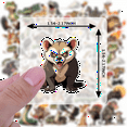thumbnail image 3 of Safari Animal Stickers Wildlife Funny Stickers Cute Stickers for Luggage Laptops Phones, 3 of 9