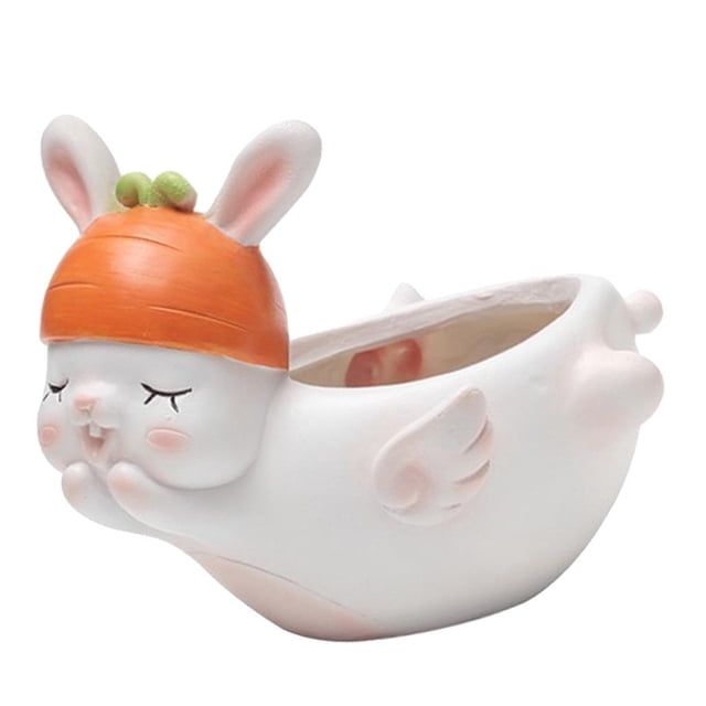 DOLITY Resin Flowerpot Cartoon Plant Flowerpot Home Table Decor