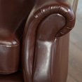 thumbnail image 2 of Noble House Orlando Leather Club Chair in Brown, 2 of 5