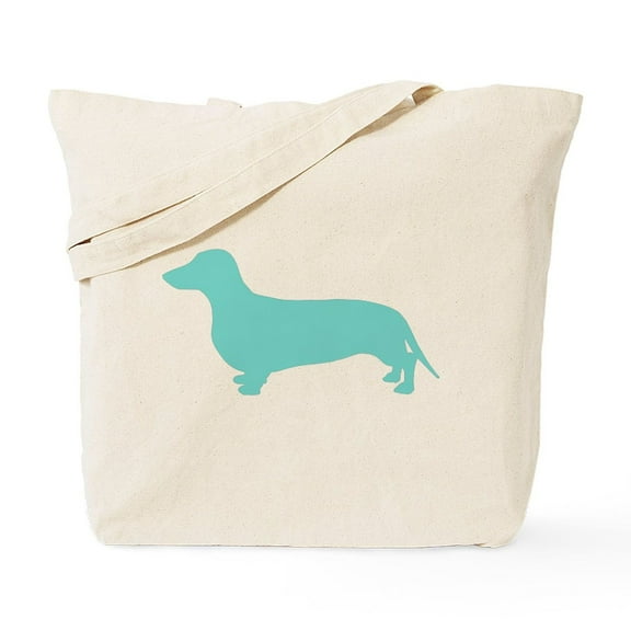 CafePress - Dachshund Silhouette Tote Bag - Unisex Canvas Tote Bag, Beige, 1-Piece