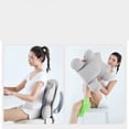 thumbnail image 3 of Lolynie Posture Support Seat Cushion - Ergonomic Chair Pillow For Sedentary Office Work, Lower Back Pain Relief With Comfortable Padding, 3 of 8