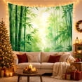 thumbnail image 3 of Green Bamboo Forest With Misty Light, Serene Japanese Inspired Style for Nature Lovers, Botanical Wall Art, Housewarming Gift, Tapestry Wall Hanging for Bedroom and Living Room, 3 of 7