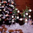 thumbnail image 5 of EWASWON Christmas Solar Christmas Stake Lights, Santa Outdoor Decorations - Weather-Resistant LED Solar Lights for Yard, Patio, Porch, 5 of 6