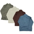 thumbnail image 2 of Eddie Bauer Men's Radiator Fleece Lined Pullover Sweater, 1/4 Zip (Griffin Grey, Medium), 2 of 2