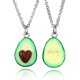 thumbnail image 1 of 2 piezas BFF cadena con colgante verde aguacate para parejas, collares de amistad, amor, mejor amigo, collares de pareja, joyería para niños, adolescentes, niñas, mejores amigos, amantes y regalos de, 1 of 5