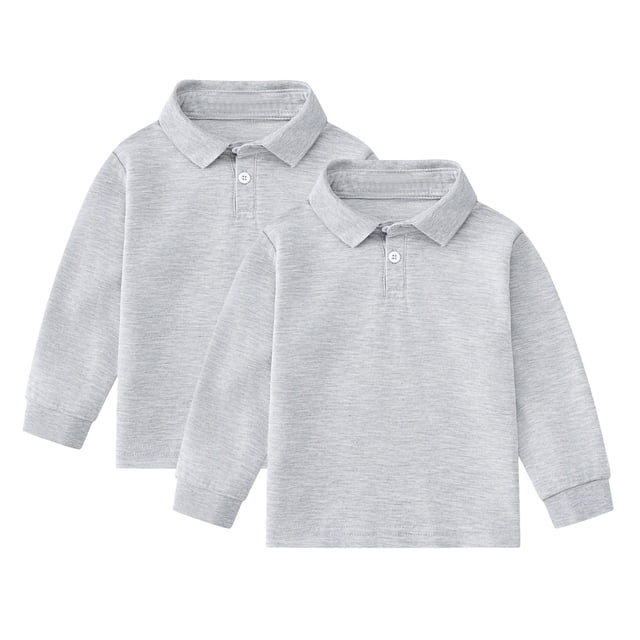 REDARER 2-Pack School Uniform Tagless Polo Tshirt for Little Boys & Big Boys - for Little Boys & Big Boys,Size 11-12 Years