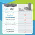 thumbnail image 3 of RAD Helix – Compact High-Density Exercise Foam Roller – Deep Tissue Myofascial Release for Back, Quads, Hamstrings – Muscle Recovery Tool, 3 of 5