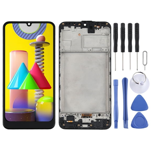 Cellphone Spare Parts  TFT LCD Screen for Samsung Galaxy M31 / Galaxy M31 Prime Digitizer Full Assembly with Frame