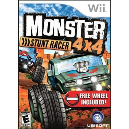 Monster 4X4 Stunt Racer With Wheel WII