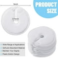 thumbnail image 4 of Lsupdaol 14 Packs Soft g Tube Pads Holder Abdominal Feeding g Tube Button Cotton Pads Covers for Nursing Care(White), 4 of 7