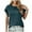 Army Green, variant on Womens Tops Casual Solid Color Short Sleeve Round Neck Top Women Blouse Plus Size Top Summer for Women