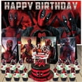 thumbnail image 5 of Dead Pool Deadpool Goodie Bags Party Favor Candy Decorations Treat Supplies Birthday, 5 of 5