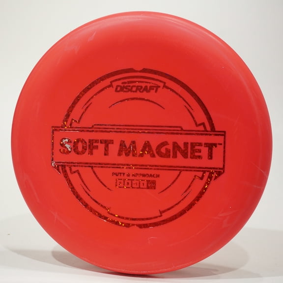 Discraft Putter Line Soft Magnet Disc Golf Putter & Approach Disc, Pick Color/Weight [Stamp & Exact Color May Vary] Red 173-174 grams